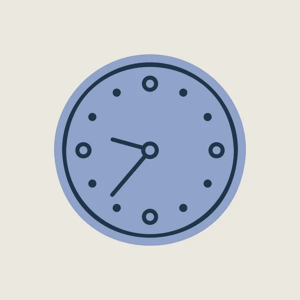 Saat Çizgisi Simgesi Çalışma Alanı Tabelası Web Sitenizin Tasarımı Için — Stok Vektör
