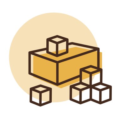 Peynirli çedar, iştah açıcı ikon vektörü. Süt ürünleri tabelası. Yemek pişirme web sitesi ve uygulama tasarımı, logo, uygulama, UI için grafik sembolü