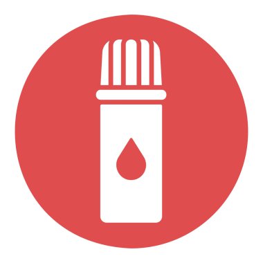 Krem şantili aerosol konserve ikonu. Süt ürünleri tabelası. Yemek pişirme web sitesi ve uygulama tasarımı, logo, uygulama, UI için grafik sembolü