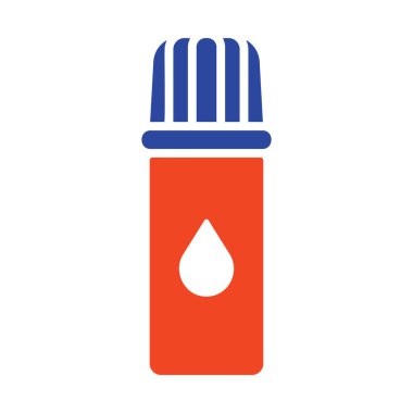 Krem şantili aerosol konserve ikonu. Süt ürünleri tabelası. Yemek pişirme web sitesi ve uygulama tasarımı, logo, uygulama, UI için grafik sembolü