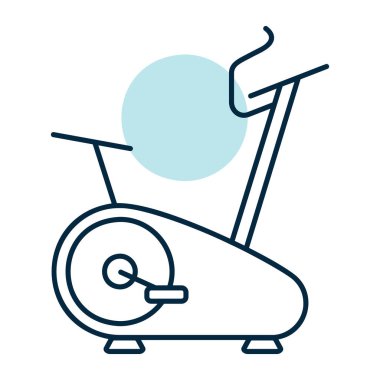 Bisiklet vektör simgesini çalıştır. Fitness ve kilo kaybı web sitesi için grafik sembolü ve uygulama tasarımı, logo, uygulama, UI
