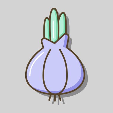 Soğan izole tasarım vektör simgesi. Sebze işareti. Gıda ve içecek web sitesi için grafik sembolü, uygulama tasarımı, mobil uygulamalar ve yazdırma ortamı, logo, UI