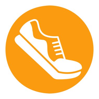 Koşu ayakkabıları vektör katı simgesi. Fitness, spor ve spor tabelası. Fitness ve kilo kaybı web sitesi için grafik sembolü ve uygulama tasarımı, logo, uygulama, UI