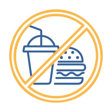 Fast food ve içecek ikonu yok. Fitness ve kilo kaybı web sitesi için grafik sembolü ve uygulama tasarımı, logo, uygulama, UI