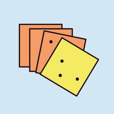 Hamburger vektör ikonu için peynir dilimi. Süt ürünleri tabelası. Yemek pişirme web sitesi ve uygulama tasarımı, logo, uygulama, UI için grafik sembolü