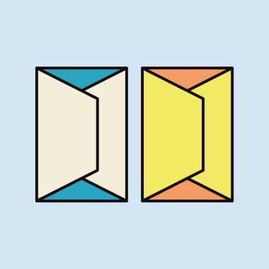 İçinde süzme peynir vektör simgesi olan kağıt paket. Süt ürünleri tabelası. Yemek pişirme web sitesi ve uygulama tasarımı, logo, uygulama, UI için grafik sembolü