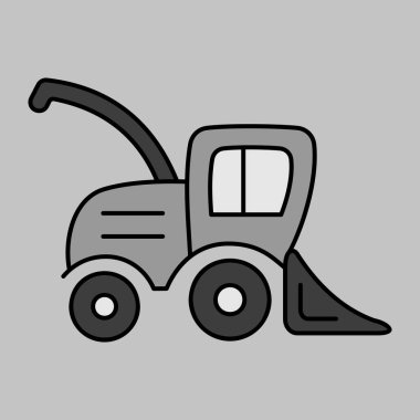 Hasat ikonunu izole et. Tarım işareti. Web sitenizin tasarımı için grafik sembolü, logo, uygulama, UI. Vektör illüstrasyonu, EPS10.