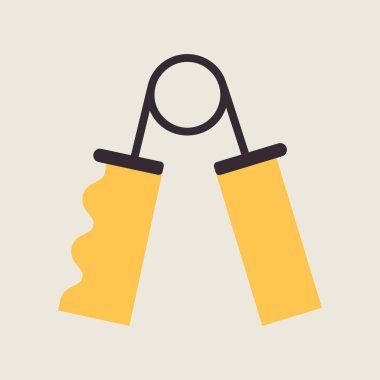 Elle kavrama vektör simgesi. Fitness ve kilo kaybı web sitesi için grafik sembolü ve uygulama tasarımı, logo, uygulama, UI