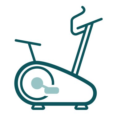 Bisiklet vektör simgesini çalıştır. Fitness ve kilo kaybı web sitesi için grafik sembolü ve uygulama tasarımı, logo, uygulama, UI