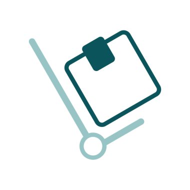 El arabası ikonu. E-ticaret tabelası. Web sitenizin tasarımı için grafik sembolü, logo, uygulama, UI. Vektör illüstrasyonu, EPS10.