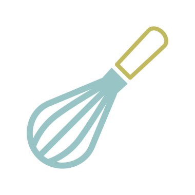 Vektör simgesini karıştırmak ve çırpmak için balon çırpışı. Mutfak aletleri. Yemek pişirme web sitesi tasarımı, logo, uygulama, Ui için grafik sembolü