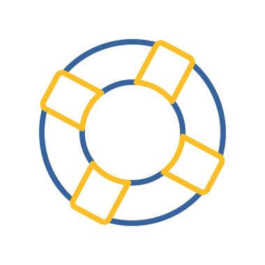 Yaşam halkası vektör simgesi. Can kurtaran sembolü. Hayat kurtarma işareti. Güvenlik işareti. Web sitenizin tasarımı için grafik sembolü, logo, uygulama, UI
