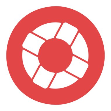 Yaşam halkası vektör simgesi. Can kurtaran sembolü. Hayat kurtarma işareti. Güvenlik işareti. Web sitenizin tasarımı için grafik sembolü, logo, uygulama, UI