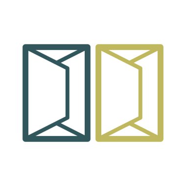 İçinde süzme peynir vektör simgesi olan kağıt paket. Süt ürünleri tabelası. Yemek pişirme web sitesi ve uygulama tasarımı, logo, uygulama, UI için grafik sembolü