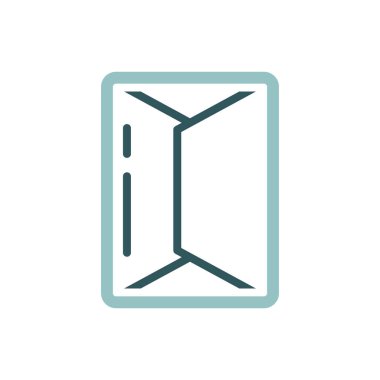 Tereyağı paketi vektör simgesi bloğu. Süt ürünleri tabelası. Yemek pişirme web sitesi ve uygulama tasarımı, logo, uygulama, UI için grafik sembolü