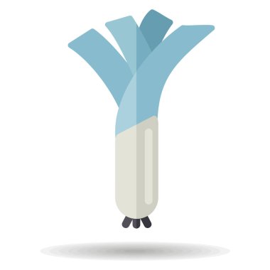 Pırasa, taze soğan sapı izole tasarım vektör simgesi. Sebze işareti. Gıda ve içecek web sitesi için grafik sembolü, uygulama tasarımı, mobil uygulamalar ve yazdırma ortamı, logo, UI