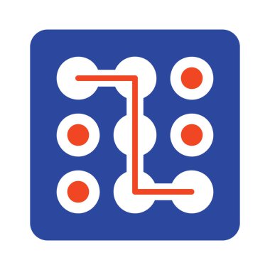 Kalıp vektör simgesini kilitle. Akıllı telefon şifre sembolü elle giriliyor. Güvenlik işareti. Web sitenizin tasarımı için grafik sembolü, logo, uygulama, UI