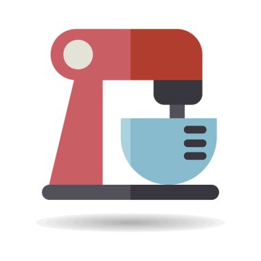 Yemek işlemcisi. Karıştırıyorum. Yemekleri püre yapmak. Elektrikli mutfak aletleri. Yemek pişirme web sitesi tasarımı, logo, uygulama, Ui için grafik sembolü