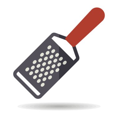 Peynir vektör ikonu için metal mutfak el rendesi. Mutfak aletleri. Yemek pişirme web sitesi tasarımı, logo, uygulama, UI için grafik sembolü