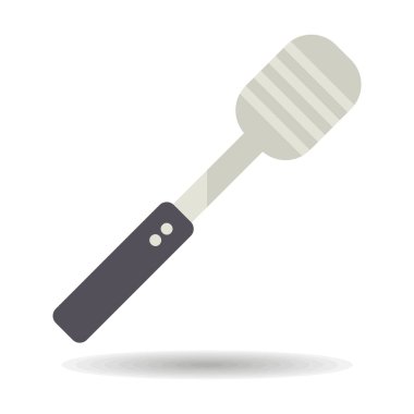 Bal Dipper vektörü ikonu izole etti. Mutfak aletleri. Yemek pişirme web sitesi tasarımı, logo, uygulama, UI için grafik sembolü