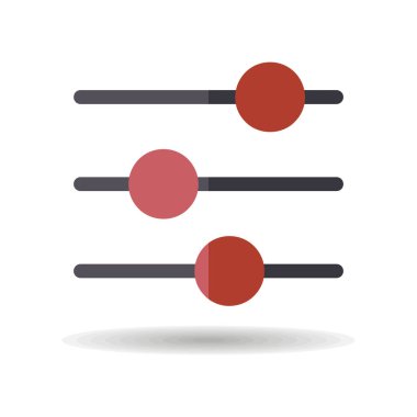 Ekolayzır vektör izole simgesi. Müzik ses dalgası sembolü. Müzik ve ses web sitesi için grafik sembolü ve uygulama tasarımı, logo, uygulama, UI