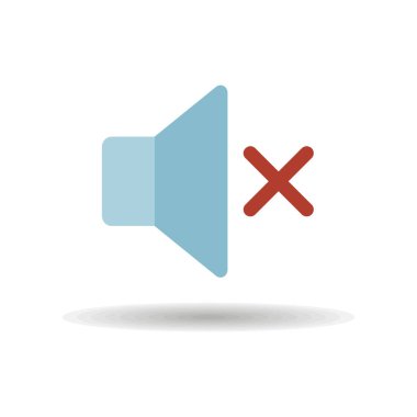 İzole edilmiş vektör simgesi kapalı ses. Sesi aç. Sessiz düğme. Müzik ve ses web sitesi için grafik sembolü ve uygulama tasarımı, logo, uygulama, UI