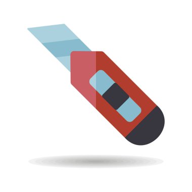 İnşaat amaçlı bıçak vektör ikonu. İnşaat, onarım ve inşaat. Web sitenizin tasarımı için grafik sembolü, logo, uygulama, UI