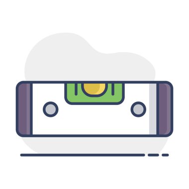 Kabarcık düzeyi vektör simgesi. İnşaat, onarım ve inşaat. Web sitenizin tasarımı için grafik sembolü, logo, uygulama, UI