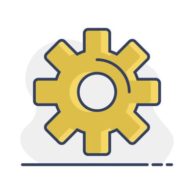 Ek vites sembollü ayar simgesi. Güvenlik işareti. Web sitenizin tasarımı için grafik sembolü, logo, uygulama, UI