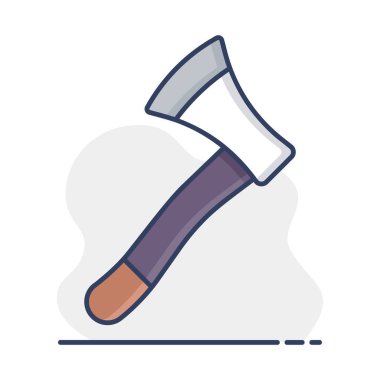 Bahçe baltası izole vektör simgesi. Tarım, bahçe ve bitkiler için grafik sembolü Web sitesi ve uygulama tasarımı, logo, uygulama, UI