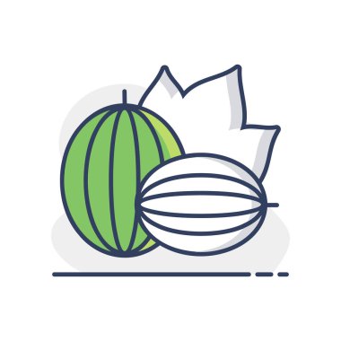 Gooseberries vector icon. Graph symbol for food and drinks web site, apps design, mobile apps and print media, logo, UI