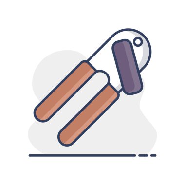 Konserve açacağı vektör simgesi. Mutfak aletleri. Yemek pişirme web sitesi tasarımı, logo, uygulama, UI için grafik sembolü