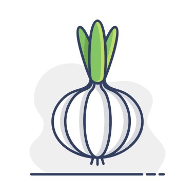 Soğan izole tasarım vektör simgesi. Sebze işareti. Gıda ve içecek web sitesi için grafik sembolü, uygulama tasarımı, mobil uygulamalar ve yazdırma ortamı, logo, UI
