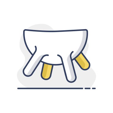 İnek memesi vektör simgesi. Süt ürünleri tabelası. Yemek pişirme web sitesi ve uygulama tasarımı, logo, uygulama, UI için grafik sembolü