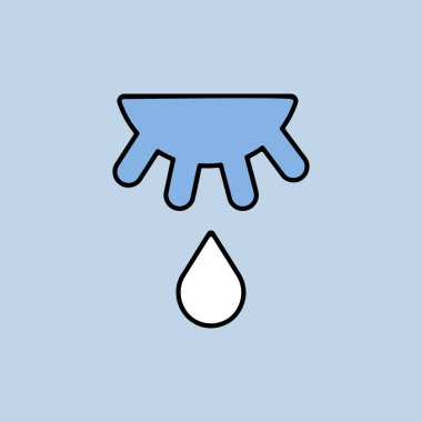 İnek memesi ve süt vektörü ikonu. Bütçeyi sağıyorum. Süt ürünleri tabelası. Yemek pişirme web sitesi ve uygulama tasarımı, logo, uygulama, UI için grafik sembolü