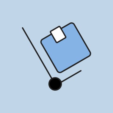 El arabası ikonu. E-ticaret tabelası. Web sitenizin tasarımı için grafik sembolü, logo, uygulama, UI. Vektör illüstrasyonu, EPS10.