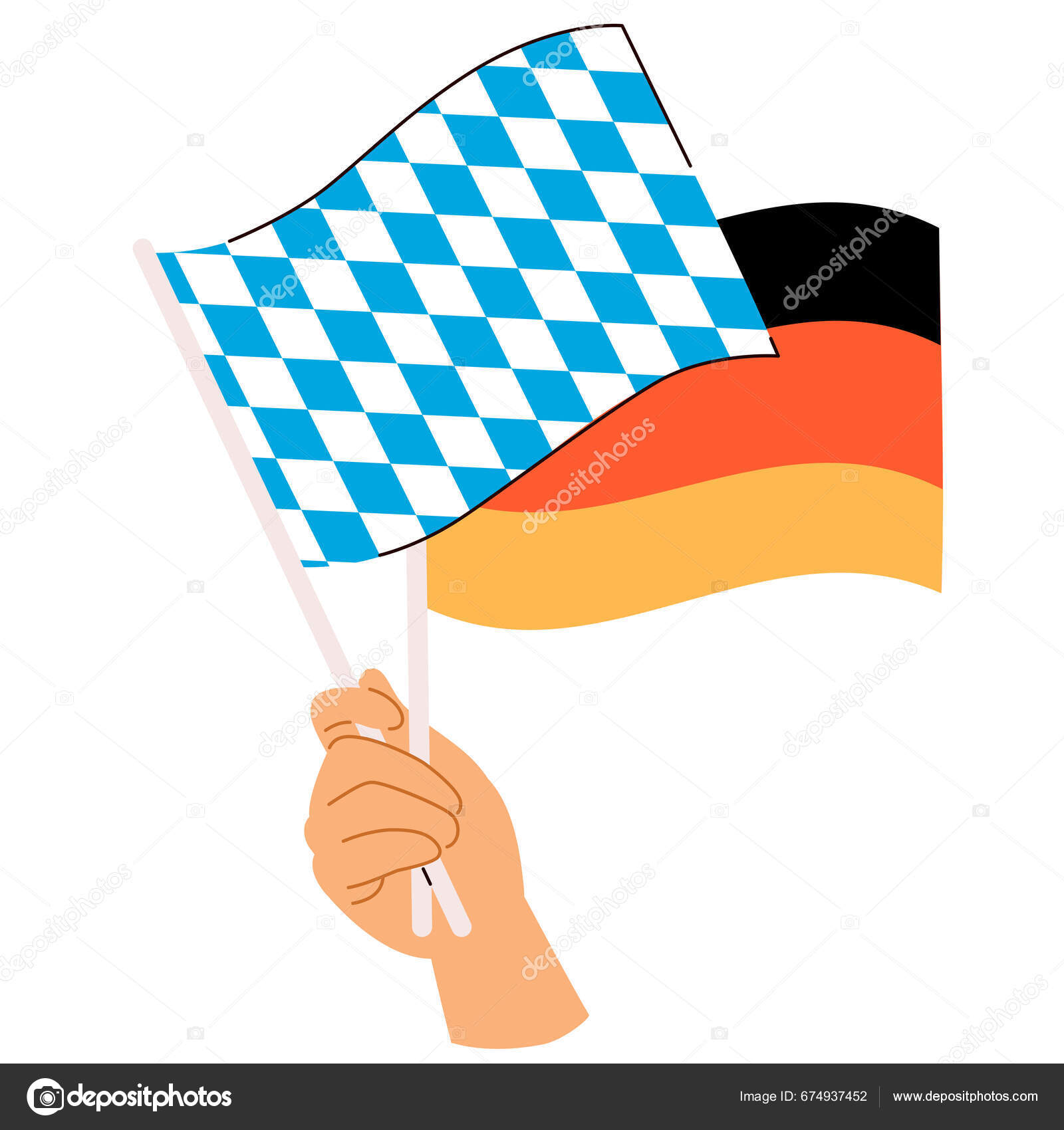 Flag,bayern flag,bavaria flag,bavaria,blow - free image from