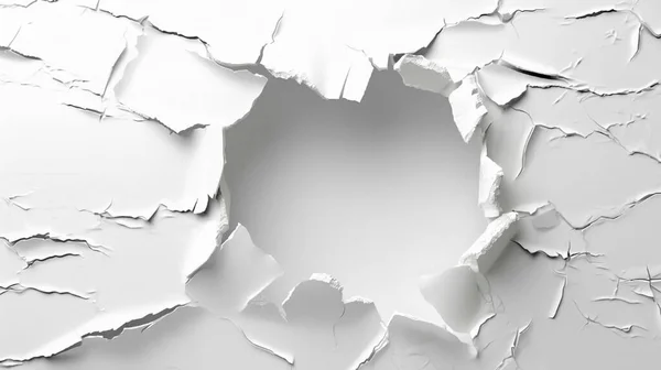 破損した壁の穴 亀裂のイラスト 侵害の概念 ロイヤリティフリーのストック写真
