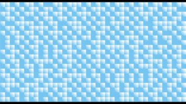 Açık mavi piksellerden yapılmış video pankartı. Video ekran koruyucu. Video sanatı grafikleri.