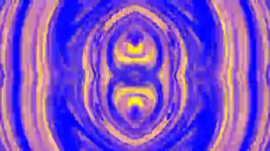 Video screensaver. Fire flame kaleidoscope on a black background. Video Art.