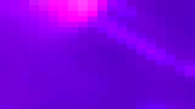 Her renkten mor ve pembe noktaların kaotik hareketi. Ekran koruyucu video. Spontane video sanatı grafikleri.