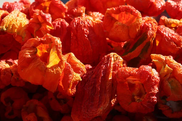 Organic Dried Sweet Bell Pepper — Stock Photo, Image