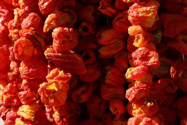 Organic Dried Sweet Bell Pepper — Stock Photo, Image