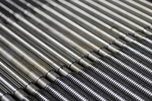 Screws Made Stainless Steel — Stock Photo, Image