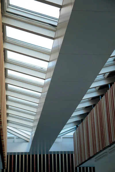 Glasdecke Moderne Architektur Bürogebäude — Stockfoto