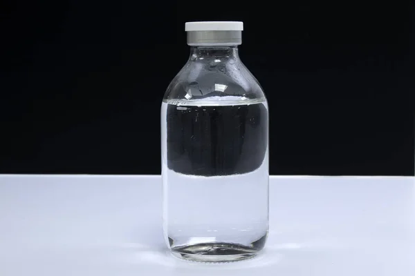 Glasbehälter Für Medikamente Medizinische Flasche — Stockfoto