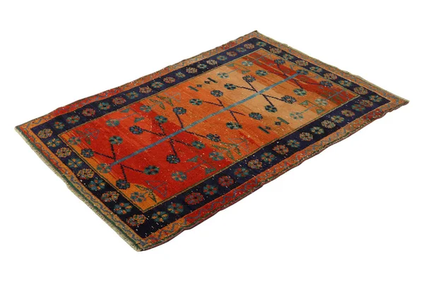 Hand Woven Decorative Wool Turkish Rug — Stock Photo, Image