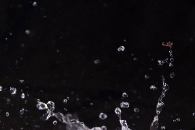 Düz yüzeyde su damlası