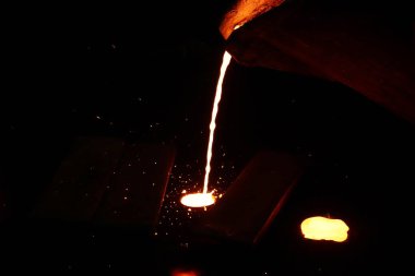 Dökülen erimiş metal - metal endüstrisi