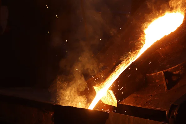 Metallindustrie Arbeitet Gießerei Fabrik — Stockfoto